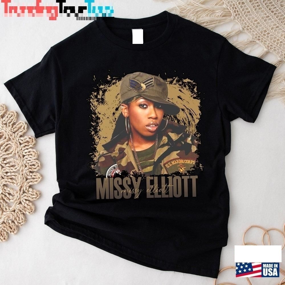 Missy Elliot Singer Shirt Elliott TourT-Shirt